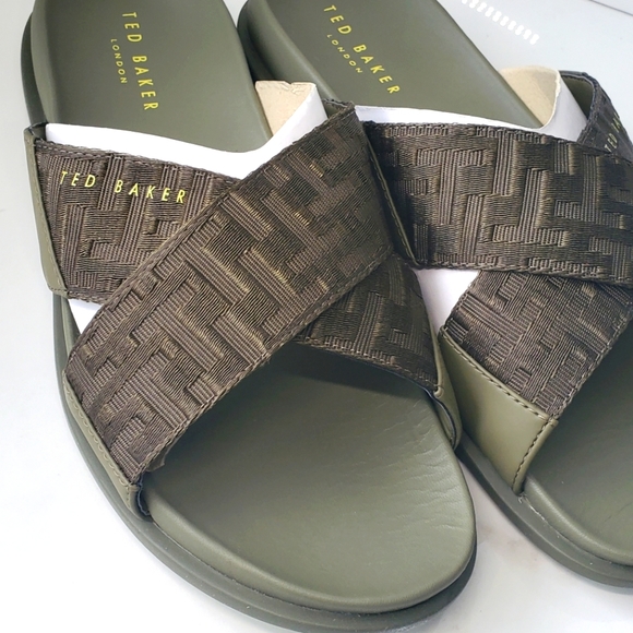TED BAKER LONDON Mablis Cross Strap Slide Men's - Picture 3 of 6